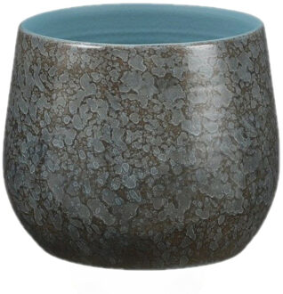 oliver ronde pot blauw maat in cm: 17 x 19 - BLAUW