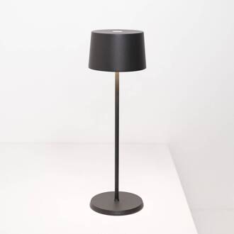 Olivia 3K tafellamp IP65 grijs donkergrijs