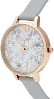 Olivia Burton Dameshorloge Kwarts Zilver - One Size