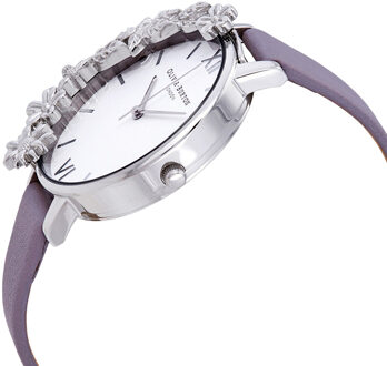 Olivia Burton Dameshorloge Quartz zilver - maat