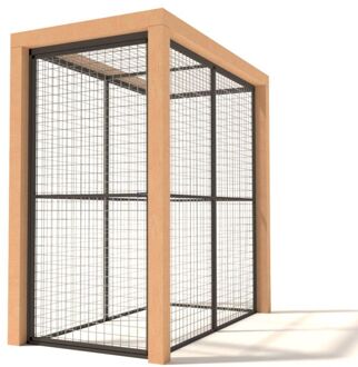 Olivia - Kattenren - Aluminium - Antraciet - 103x190x187 cm