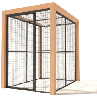 Olivia - Kattenren - Aluminium - Antraciet - 139x190x187 cm