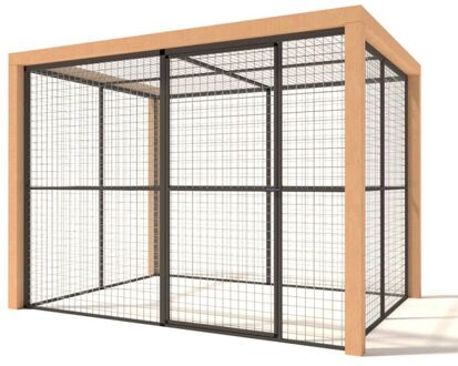 Olivia - Kattenren - Aluminium - Antraciet - 260x190x187 cm