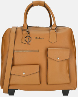 Olivia Lauren Denver business trolley 17 inch cognac - No Size