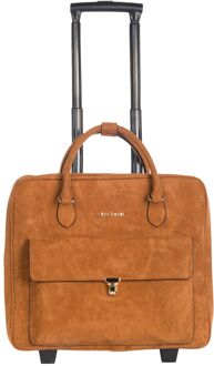 Olivia Lauren Pedro Business Trolley brown zachte koffer pilotenkoffer Bruin - H 40 x B 45 x D 18 cm