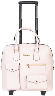 Olivia Lauren Tokyo business trolley 15.6 inch roze - No Size