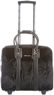Olivia Lauren Wild Business Trolley zwart Zakelijke koffer - H 46 x B 38 x D 16