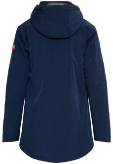 olla softshell 3 layer softshell jack dames - - maat M Blauw