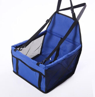 OLN Reizen Hond Auto Seat Cover Opvouwbare Hangmat Pet Carriers Bag Carrying Voor Katten Honden transportin perro autostoel hond blauw