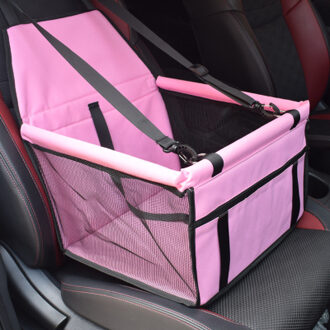 OLN Reizen Hond Auto Seat Cover Opvouwbare Hangmat Pet Carriers Bag Carrying Voor Katten Honden transportin perro autostoel hond roze