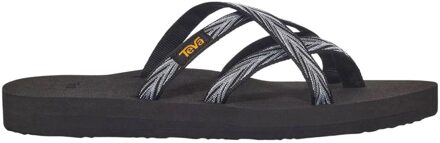 Olowahu Teenslipper Dames zwart - wit - grijs - 36