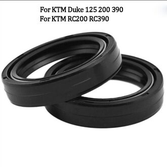 Olpay Motorfiets Voorvork Demper Oliekeerringen Rubber Schokdemper Dubbele Lente Voor Ktm Duke 125 200 390 RC200 RC390