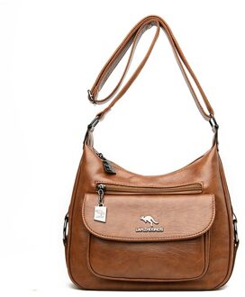 Olsitti Effen Kleur Pu Lederen Schoudertassen Voor Vrouwen Flap Vrouwen Crossbody Vintage Dames Tas Sac epaule geel