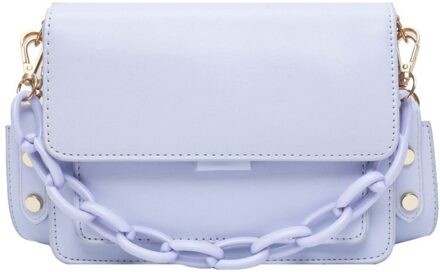 Olsitti Pu Lederen Ketting Schoudertassen Voor Vrouwen Zomer Dame Handtas Vrouwelijke Mode Crossbody Sac Epaule licht blauw