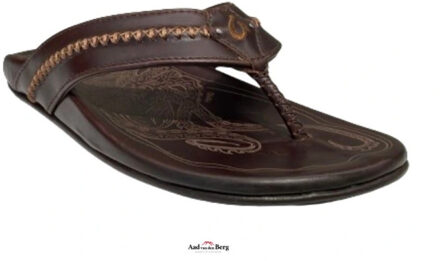 OluKai Herenschoenen slippers - maat 42 Bruin