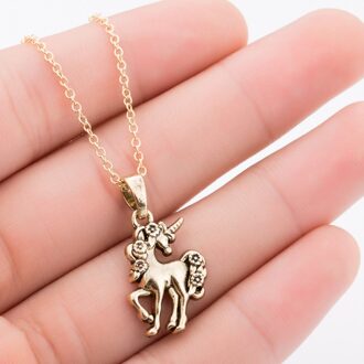 Oly2u Personaliseer Racing Paard Hanger Ketting Voor Vrouwen Schattige Animal Kettingen Mannen Sieraden Accessoires Beste XL283G