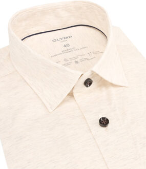 OLYMP 24/7 luxor modern fit overhemd met lange mouwen Beige - 42 (L)