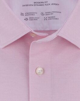 OLYMP 24/7 luxor overhemd met lange mouwen Roze - 42 (L)