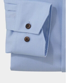 OLYMP Business hemd lange mouw 120774-hemden 120774/11 Blauw - 43 (XL)