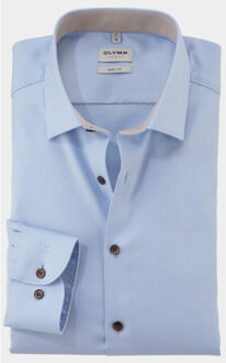 OLYMP Business hemd lange mouw 210974-hemden 210974/11 Blauw - 44 (XL)