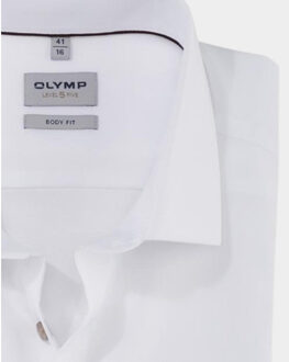 OLYMP Business hemd lange mouw 2132/34 hemden 213234/00 - maat 44 (XL) Wit