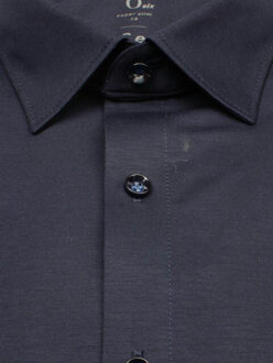OLYMP Business hemd lange mouw extra slim fit van jersey 250374/18 Blauw - 36 (XS)