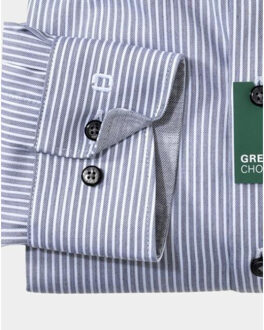 OLYMP Business hemd lange mouw luxor 131084/68 Blauw - 43 (XL)