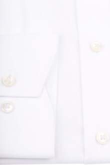 OLYMP Comfort Fit overhemd - wit - Strijkvrij - Boordmaat: 39