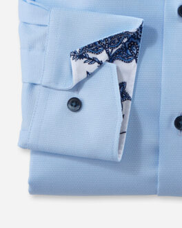 OLYMP Dress shirt ls Blauw - 44 (XL)