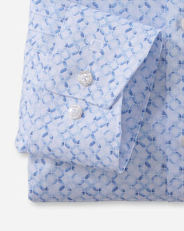 OLYMP Dress shirt ls Blauw - 45 (XXL)