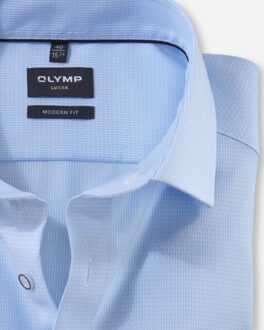 OLYMP Dress shirt ls Blauw - 45 (XXL)