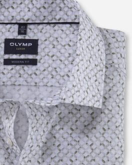 OLYMP Dress shirt ls Groen - 47 (XXXL)