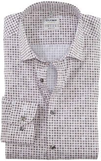 OLYMP Dresshemd 205659 Grijs - 42 (L)