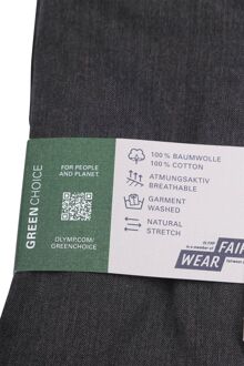 OLYMP Level 5 Overhemd Antraciet Grijs - 38,41