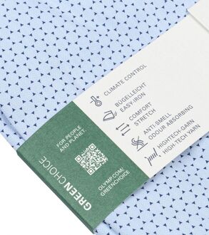 OLYMP Level Five Overhemd Lichtblauw - 37