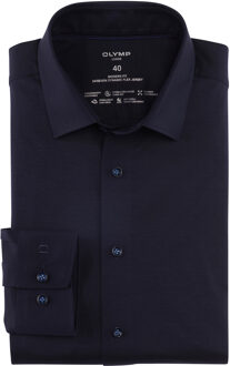 OLYMP Luxor 24/7 modern fit overhemd met lange mouwen Blauw - 46 (XXL)