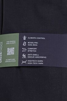 OLYMP Luxor 24/Seven Overhemd Navy Lichtblauw - 37,38,39,40,42,43,44,45,46,47,48