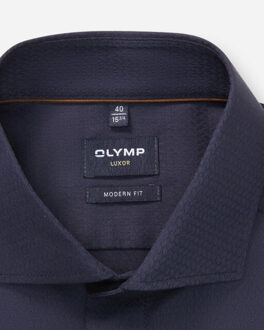 OLYMP Luxor modern fit dress shirt Blauw - 44 (XL)
