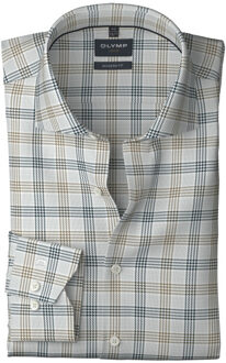 OLYMP Luxor modern fit dress shirt Grijs - 47 (XXXL)