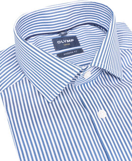OLYMP Luxor modern fit dress shirt - maat 43 (XL) Blauw