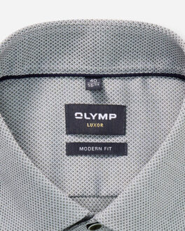 OLYMP Luxor modern fit dress shirt - maat 43 (XL) Groen