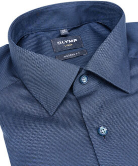OLYMP Luxor modern fit dress shirt - maat 47 (XXXL) Blauw