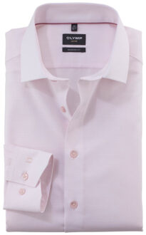 OLYMP Luxor modern fit overhemd met lange mouwen Rood - 46 (XXL)