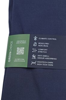 OLYMP Luxor Overhemd 24/Seven Navy Donkerblauw - 37,38,39,40,42,43,45,46