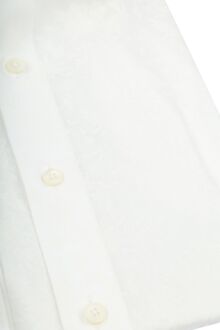 OLYMP Luxor Overhemd Flower Ton-Sur-Ton Off White Wit - 43,44,45