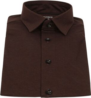 OLYMP Luxor Overhemd Modern Fit Bruin - 38