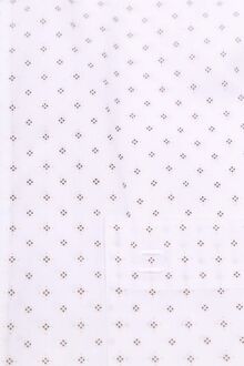 OLYMP Luxor Overhemd Print Wit - 39