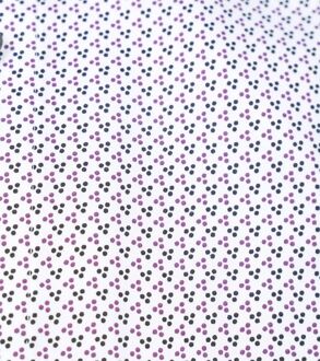 OLYMP Luxor Overhemd Print Wit Navy