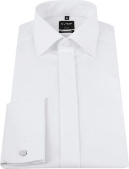 OLYMP Luxor Sleeve 7 Smoking Overhemd Wit - 38,39,40,41,43,44,45