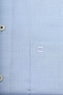 OLYMP Modern-Fit Korte Mouw Blauw Lichtblauw - 45